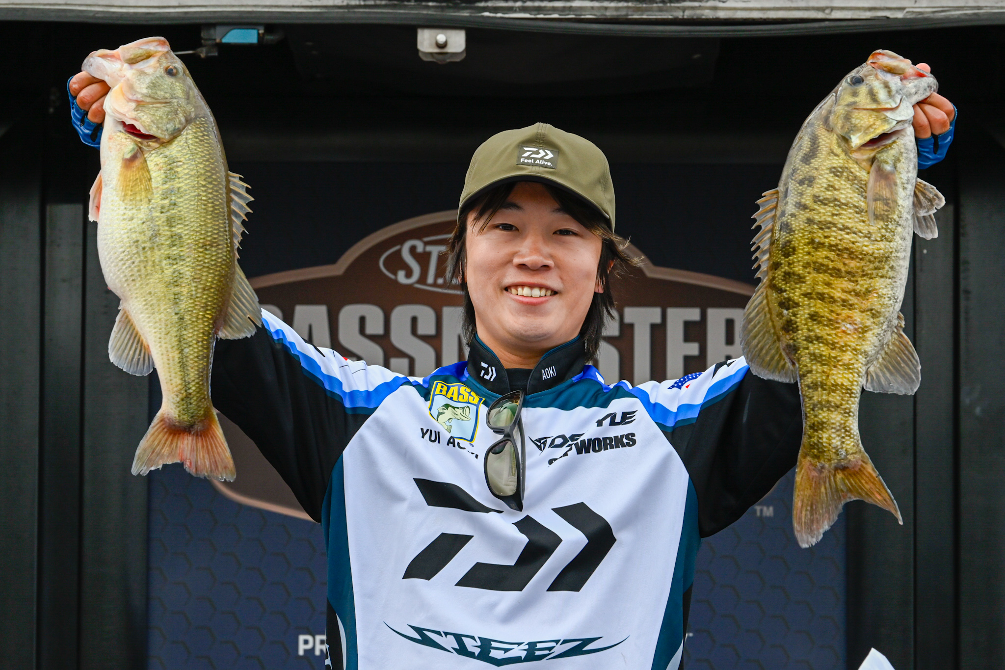 Mixed bag of bass gives Aoki solid lead at Bassmaster Open at Kentucky Lake/Lake Barkley