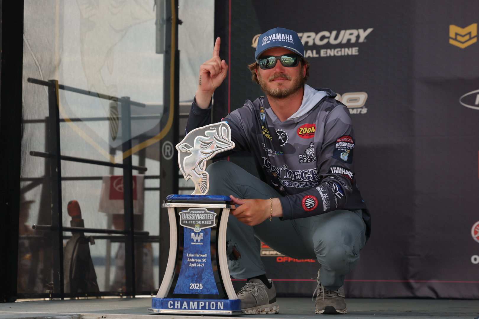 Rookie Marks tops Bassmaster Elite at Lake Hartwell