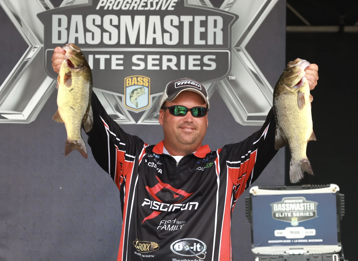 Kuphall widens lead in Bassmaster Elite at Mississippi River