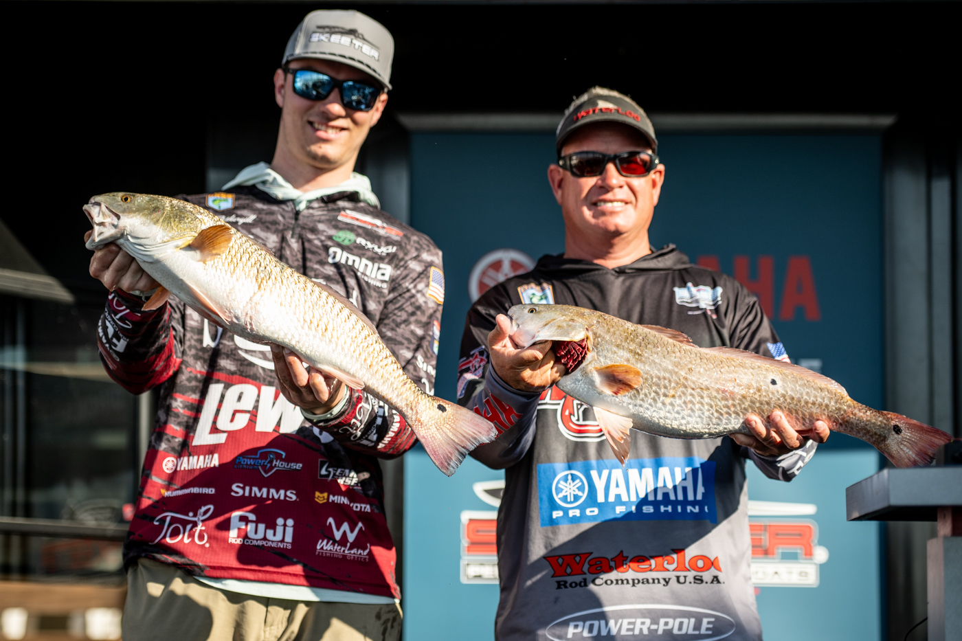 Fothergill and Jordan remain atop Yamaha Bassmaster Redfish Cup Championship