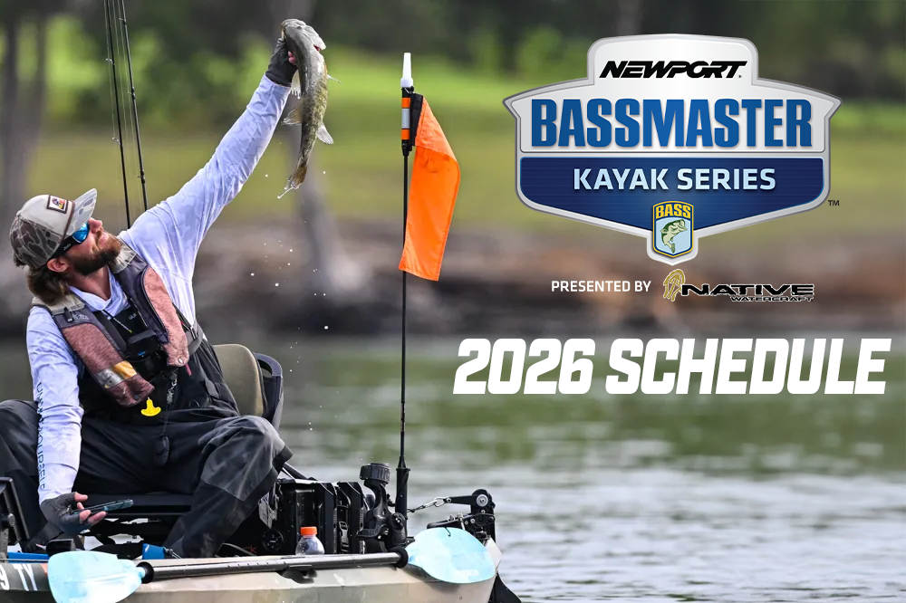 2026 Bassmaster Kayak Series schedule announced