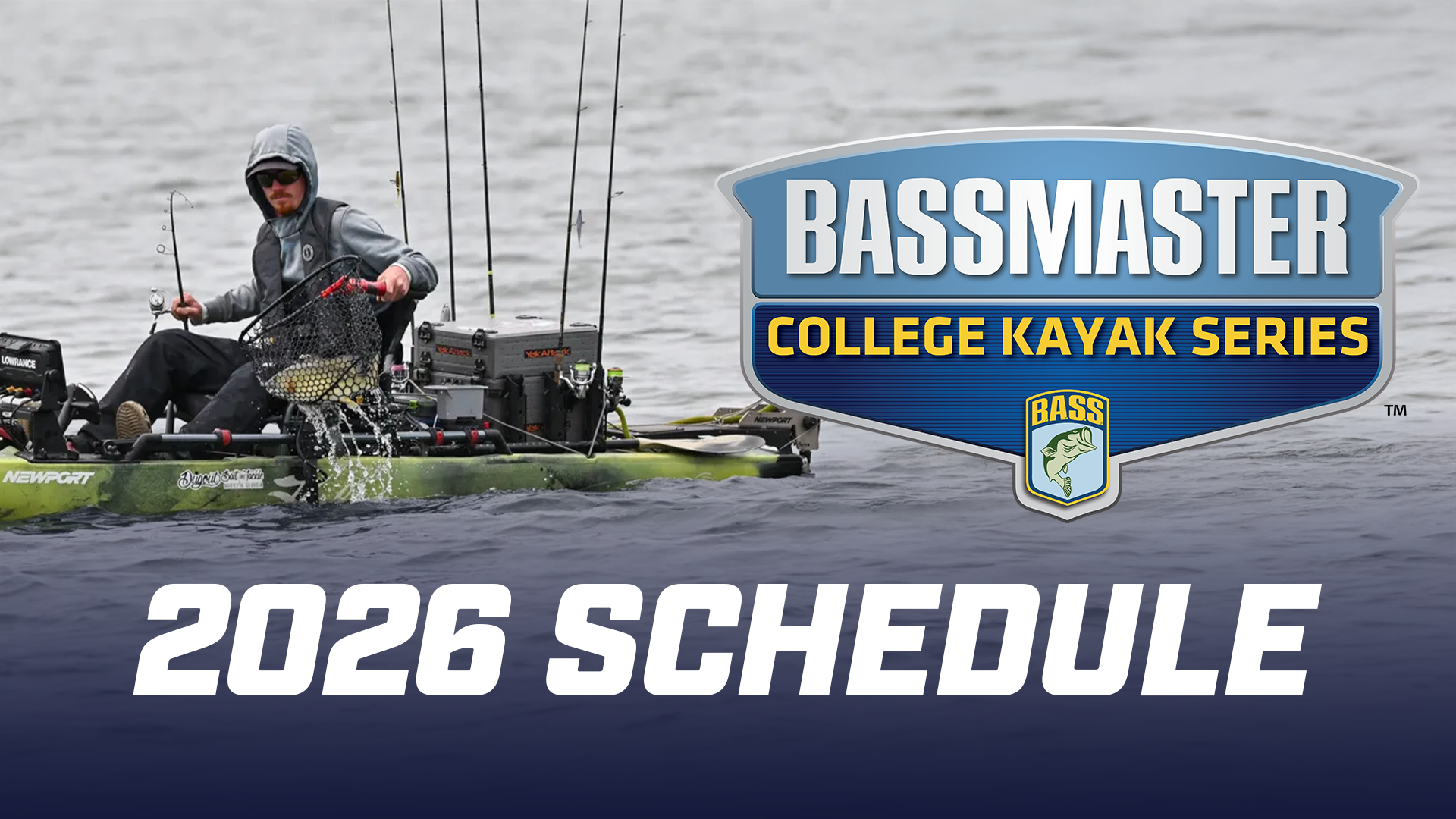 Bassmaster College Kayak Series to join select 2026 Bassmaster Kayak Series events