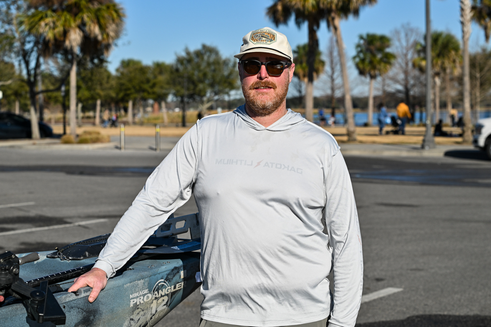 Riser on top after Day 1 of Kayak Series opener at Kissimmee Chain