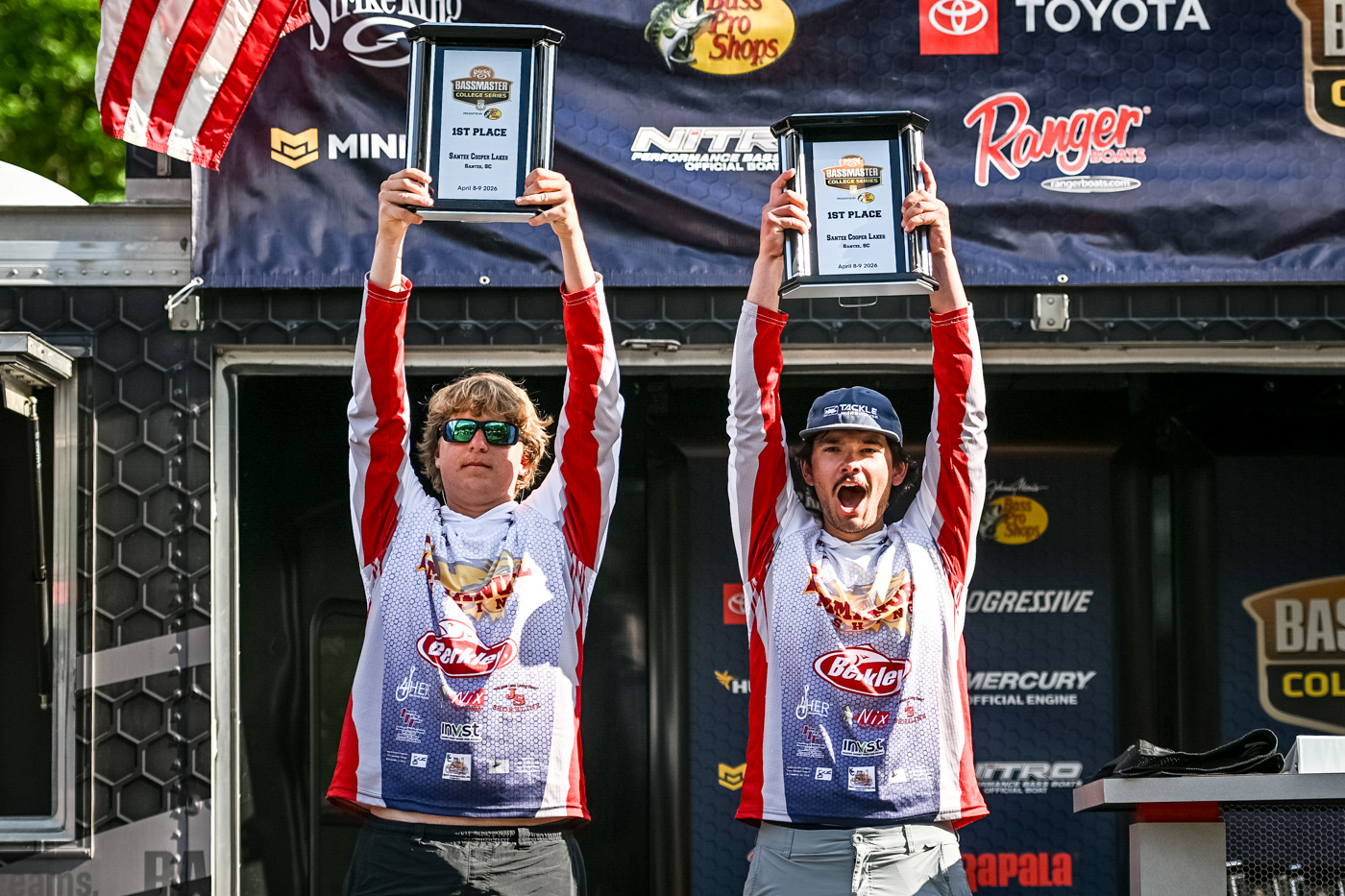 Emmanuel’s Edwards and Lintner claim close win In Bassmaster College Series at Santee-Cooper